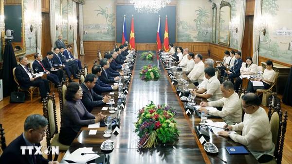 Tổng Bí thư, Chủ tịch nước Tô Lâm hội đàm với Tổng thống Philippines