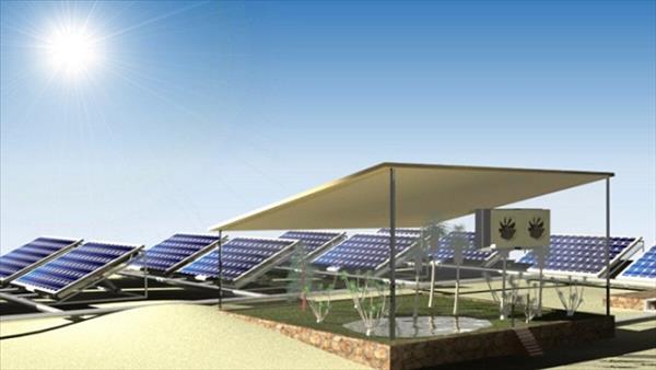 Hệ thống sản xuất điện mặt trời và nước trên sa mạc