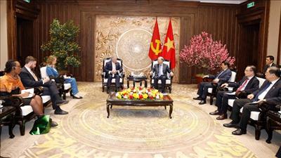 Tổng Bí thư Tô Lâm tiếp Trợ lý Ngoại trưởng Hoa Kỳ Michael DeSombre