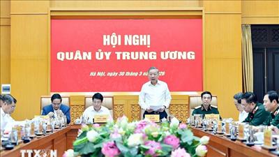 Tổng Bí thư Tô Lâm chủ trì Hội nghị Quân ủy Trung ương
