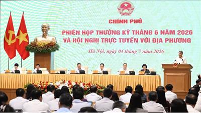 Tổng Bí thư, Chủ tịch nước Tô Lâm dự và chỉ đạo phiên họp Chính phủ thường kỳ tháng 6 và Hội nghị trực tuyến với địa phương