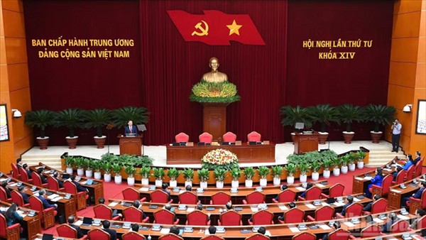 Bế mạc Hội nghị lần thứ tư Ban Chấp hành Trung ương Đảng khóa XIV