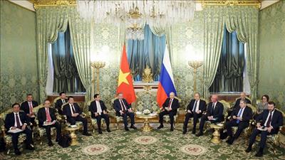 Tổng Bí thư Tô Lâm hội đàm với Tổng thống Nga Vladimir Putin
