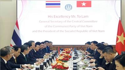 Tổng Bí thư, Chủ tịch nước Tô Lâm hội đàm với Thủ tướng Thái Lan Anutin Charnvirakul