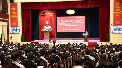 Khai mạc Hội nghị tập huấn toàn quốc về hoạt động các đoàn thể chính trị ở cấp xã mới