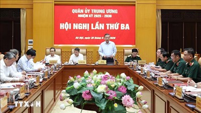 Tổng Bí thư, Chủ tịch nước Tô Lâm chủ trì Hội nghị Quân ủy Trung ương lần thứ ba