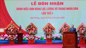 Phát biểu của Tổng Bí thư Tô Lâm tại Lễ đón nhận danh hiệu Anh hùng Lực lượng vũ trang nhân dân của Quân chủng Hải quân