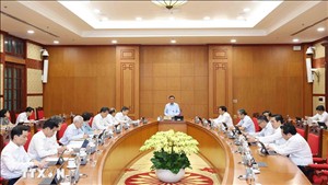 Thường trực Ban Bí thư Trần Cẩm Tú làm việc với Học viện Chính trị Quốc gia Hồ Chí Minh