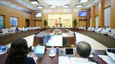 Khai mạc phiên họp thứ 46 của Ủy ban Thường vụ Quốc hội
