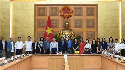 Phó Thủ tướng Bùi Thanh Sơn tiếp đoàn chuyên gia, nhà khoa học Việt Nam ở nước ngoài