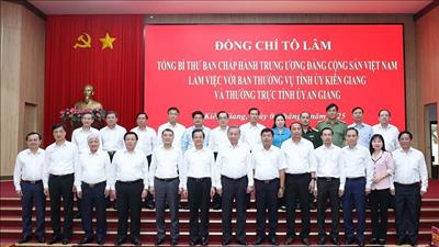 Tổng Bí thư Tô Lâm: Tăng cường nội lực và sức cạnh tranh cho khu vực Tây Nam Bộ