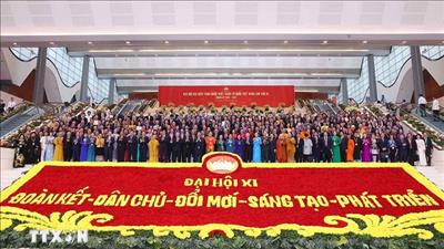 Bà Bùi Thị Minh Hoài tái cử Chủ tịch Ủy ban Trung ương Mặt trận Tổ quốc Việt Nam khóa XI