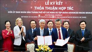 TPHCM hợp tác với tập đoàn Hoa Kỳ phát triển công nghệ cao và trí tuệ nhân tạo