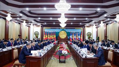 Tổng Bí thư Tô Lâm hội đàm với Tổng Bí thư, Chủ tịch nước Lào Thongloun Sisoulith