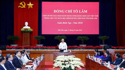 Tổng Bí thư Tô Lâm: Đắk Lắk phải trở thành đầu mối kết nối phát triển vùng