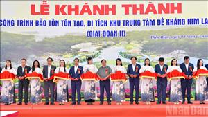 Thủ tướng dự lễ khánh thành công trình bảo tồn, tôn tạo Khu di tích Him Lam (giai đoạn II)