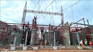 Đóng điện thành công máy biến áp AT1 trạm biến áp 500kV Di Linh