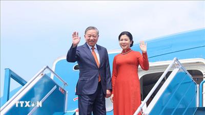 Tổng Bí thư Tô Lâm và Phu nhân lên đường thăm chính thức Cộng hòa Phần Lan