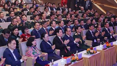 Chủ tịch nước Lương Cường dự Lễ kỷ niệm 50 năm Quốc khánh Lào và 105 năm ngày sinh Chủ tịch Kaysone Phomvihane