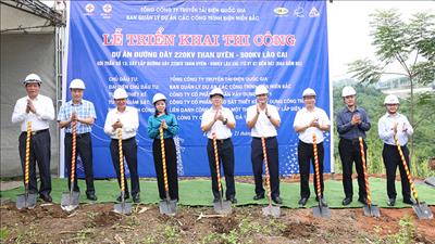 Triển khai thi công dự án đường dây 220kV Than Uyên – Lào Cai
