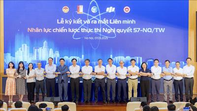 Ra mắt Liên minh nhân lực chiến lược thực thi Nghị quyết 57-NQ/TW