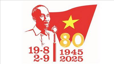 Phê duyệt mẫu logo cho các hoạt động tuyên truyền kỷ niệm 80 năm Cách mạng tháng Tám và Quốc khánh 2/9