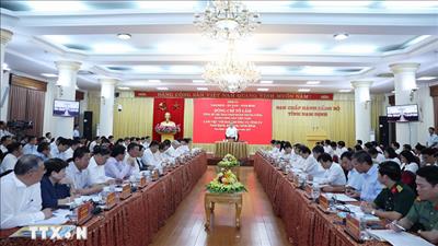 Tổng Bí thư: Hợp nhất 3 tỉnh Nam Định, Hà Nam và Ninh Bình là bước đi tất yếu