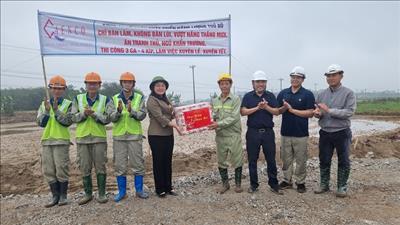 Kiểm tra công trường dự án đường dây 500kV mạch 3 NMNĐ Nam Định I - Phố Nối