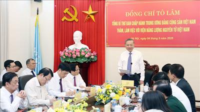 Tổng Bí thư: Phát triển ứng dụng năng lượng nguyên tử phải là chiến lược lâu dài