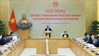 Phấn đấu đến ngày 15/1/2026 hoàn thành việc xây, sửa nhà cho người dân bị thiệt hại do bão lũ