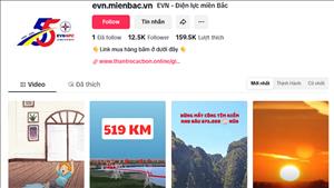 Cảnh báo mạo danh EVNNPC trên nền tảng video và mạng xã hội Tiktok để lừa đảo