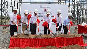 Triển khai thi công dự án máy 2 trạm biến áp 220kV Mỏ Cày