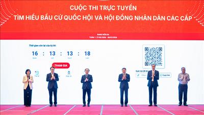 Tập trung cao điểm tuyên truyền bầu cử đại biểu Quốc hội và HĐND các cấp