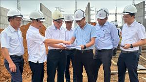 Tổng giám đốc EVNNPT đôn đốc tiến độ 4 dự án truyền tải điện tại tỉnh Phú Thọ