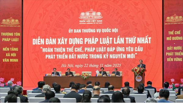 Đưa thể chế pháp luật trở thành lợi thế cạnh tranh, động lực phát triển đất nước