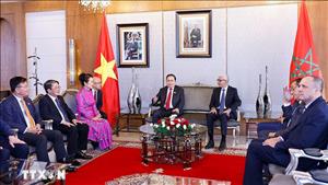 Chủ tịch Quốc hội Trần Thanh Mẫn và Phu nhân bắt đầu thăm chính thức Maroc