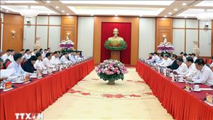 Bộ Chính trị làm việc với Ban Thường vụ Đảng ủy Quốc hội