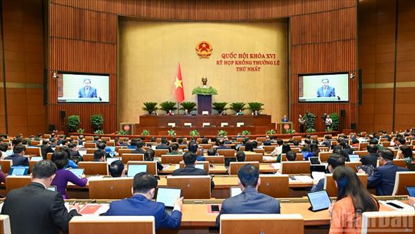 Khai mạc trọng thể kỳ họp không thường lệ thứ nhất, Quốc hội khóa XVI