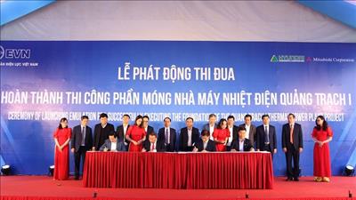Phát động thi đua xây dựng công trình Nhà máy nhiệt điện Quảng Trạch I
