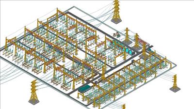 Triển khai thi công trạm biến áp 500kV Quảng Trị và đường dây đấu nối