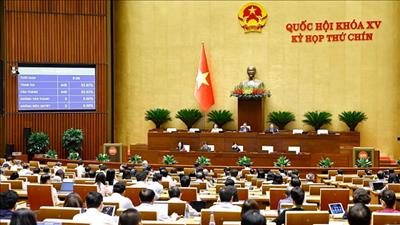 Quốc hội thông qua Nghị quyết về việc rút ngắn nhiệm kỳ khóa XV, ấn định ngày bầu cử khóa mới