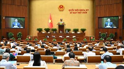 Thông qua việc sửa đổi, bổ sung Chương trình kỳ họp thứ 9, Quốc hội khóa XV