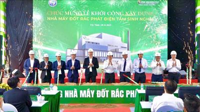 Khởi công Nhà máy đốt rác phát điện Tâm Sinh Nghĩa tại Tây Ninh
