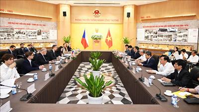 Việt Nam và Cộng hòa Séc tăng cường hợp tác đầu tư trong lĩnh vực công nghiệp, năng lượng