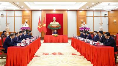 Tổng Bí thư Tô Lâm điện đàm với Tổng Thư ký Đảng Hành động Nhân dân, Thủ tướng Singapore Lawrence Wong