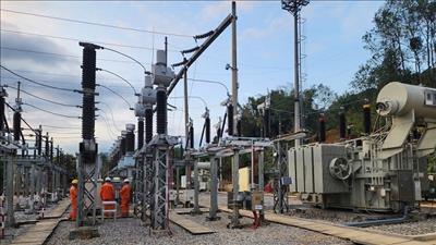 Hoàn thành dự án nâng công suất MBA T1 trạm 110kV Thuận Châu