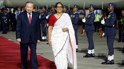 Tổng Bí thư, Chủ tịch nước Tô Lâm bắt đầu thăm cấp Nhà nước tới Sri Lanka