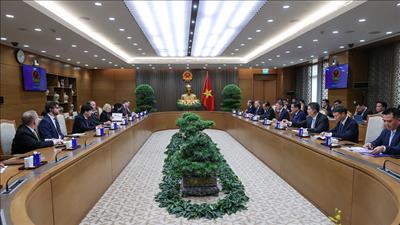 Thủ tướng Lê Minh Hưng tiếp Phó Đại diện Thương mại Hoa Kỳ