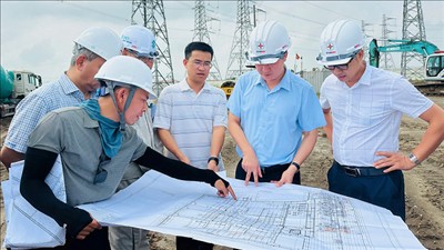 Lãnh đạo EVNNPT kiểm tra tiến độ 4 dự án quan trọng nhằm đảm bảo điện cho miền Bắc