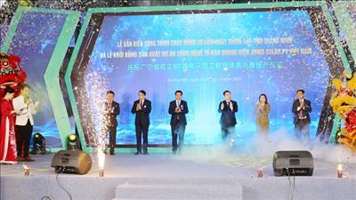Khởi động sản xuất dự án công nghệ tế bào quang điện tại Quảng Ninh